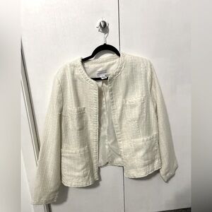 Jaclyn Smith White Blazer